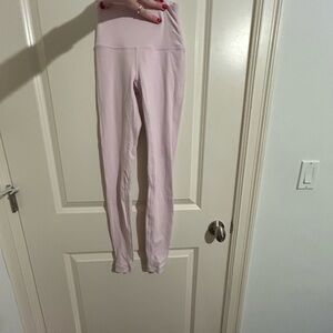 Light Pink High-Waisted Lululemon Leggings